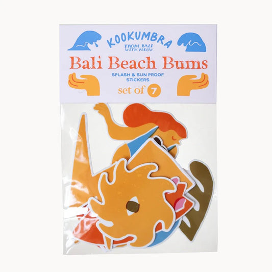 Kookumbra - Beach Bum 貼紙組 (7入)