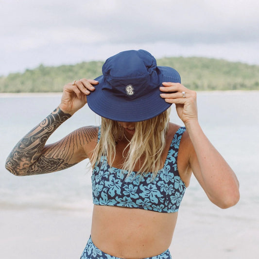 Sunward Bound - Midnight surf hat SPF50+ 衝浪帽