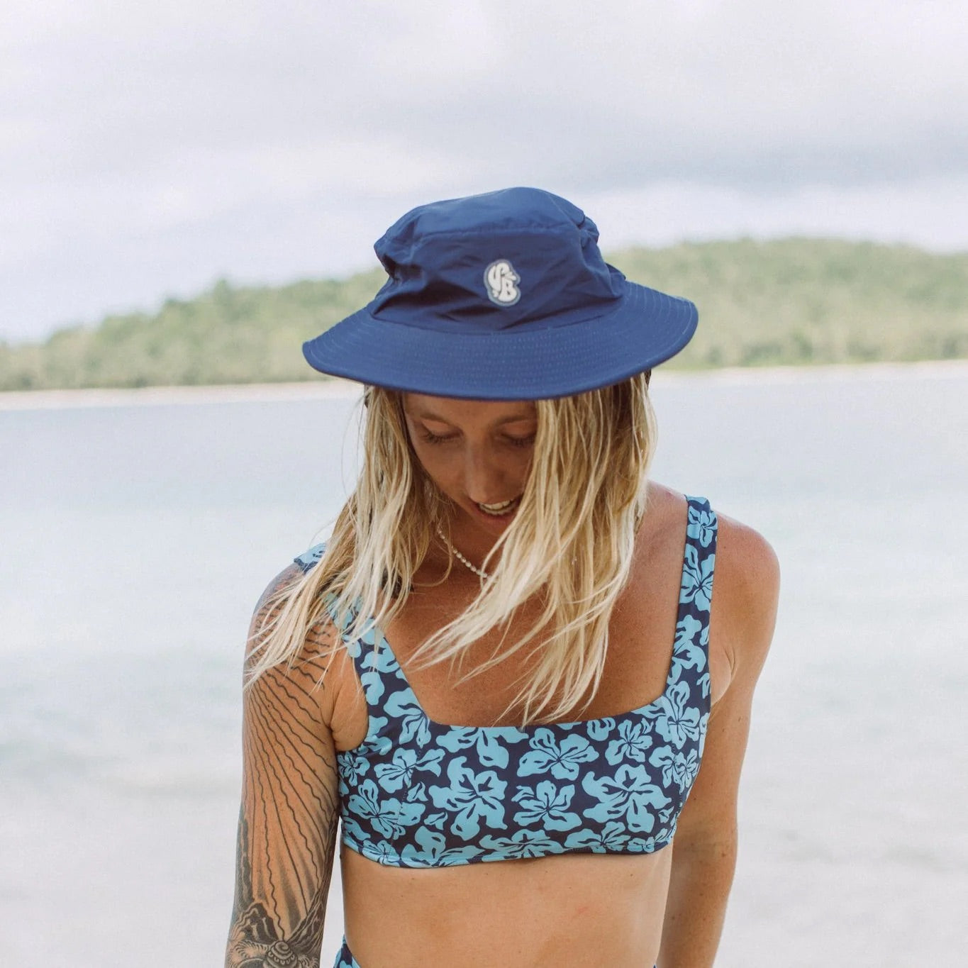 Sunward Bound - Midnight surf hat SPF50+ 衝浪帽