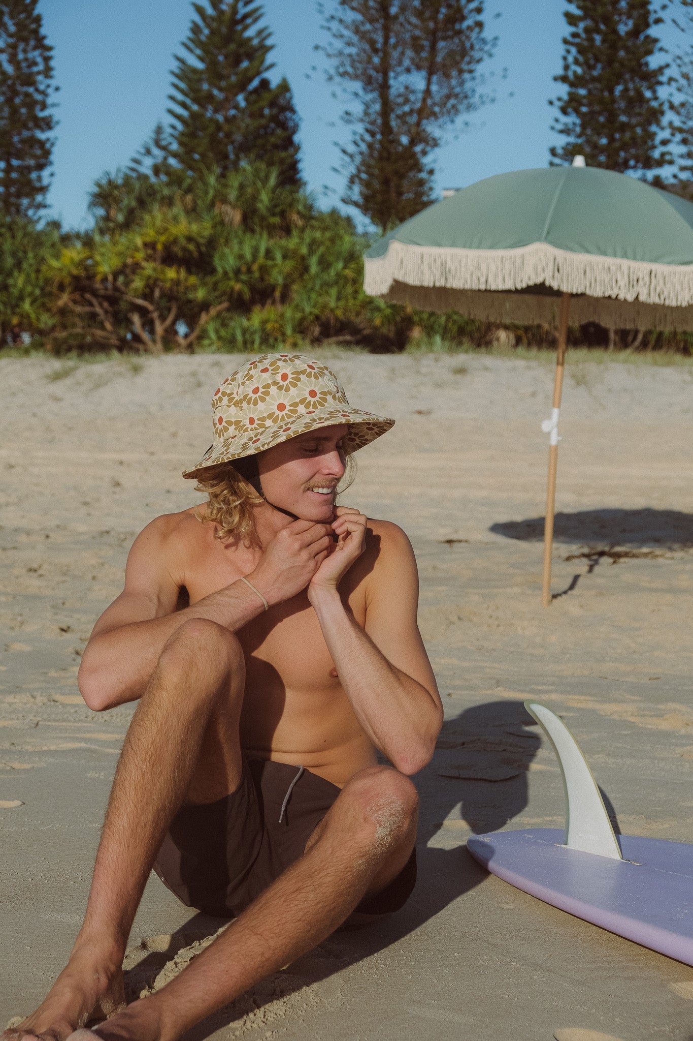 Sunward Bound - Retro Revival surf hat SPF50+ 衝浪帽