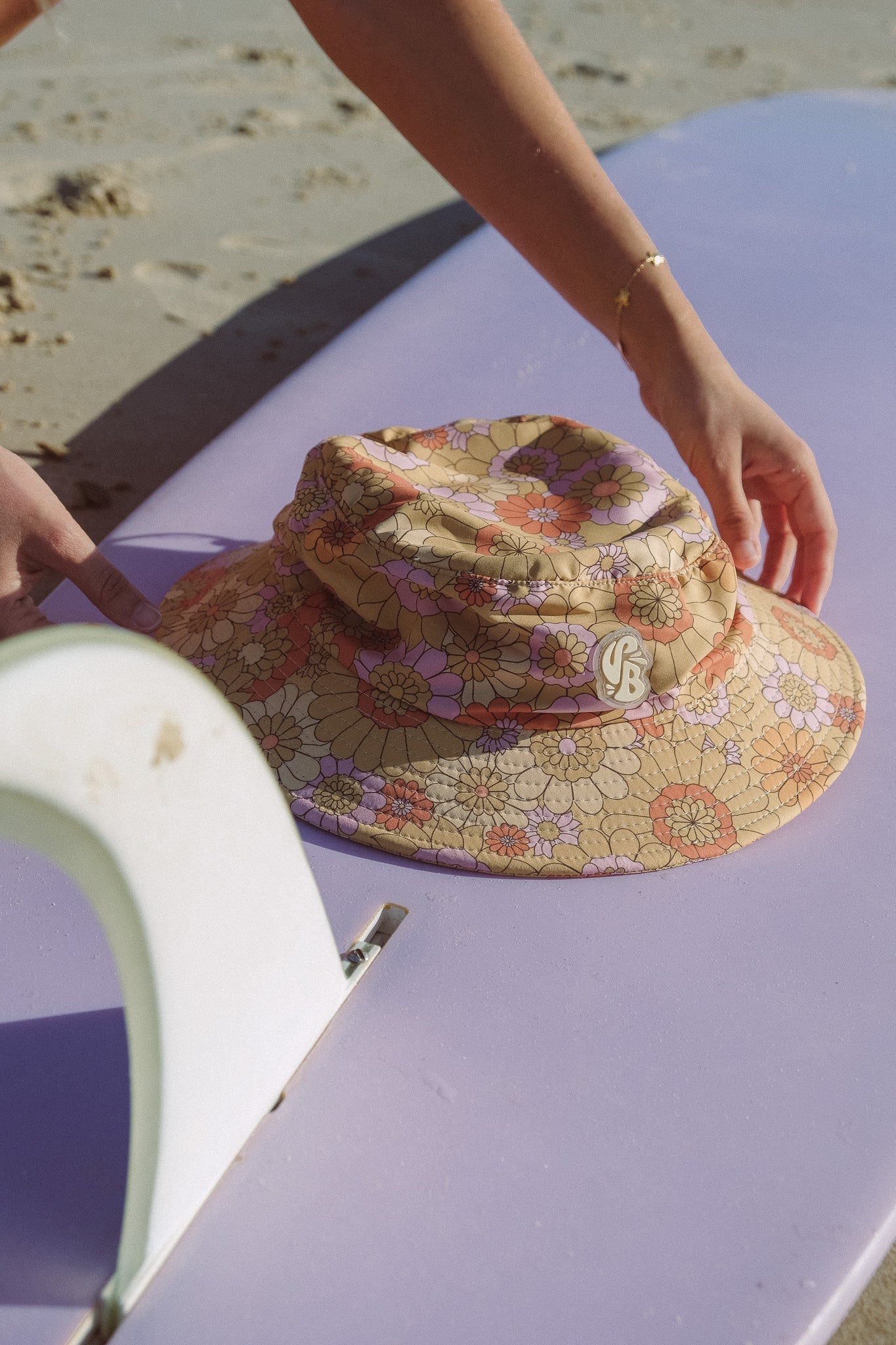 Sunward Bound - Mustard muse surf hat SPF50+ 衝浪帽