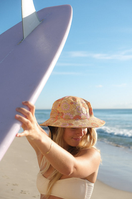 Sunward Bound - Mustard muse surf hat SPF50+ 衝浪帽