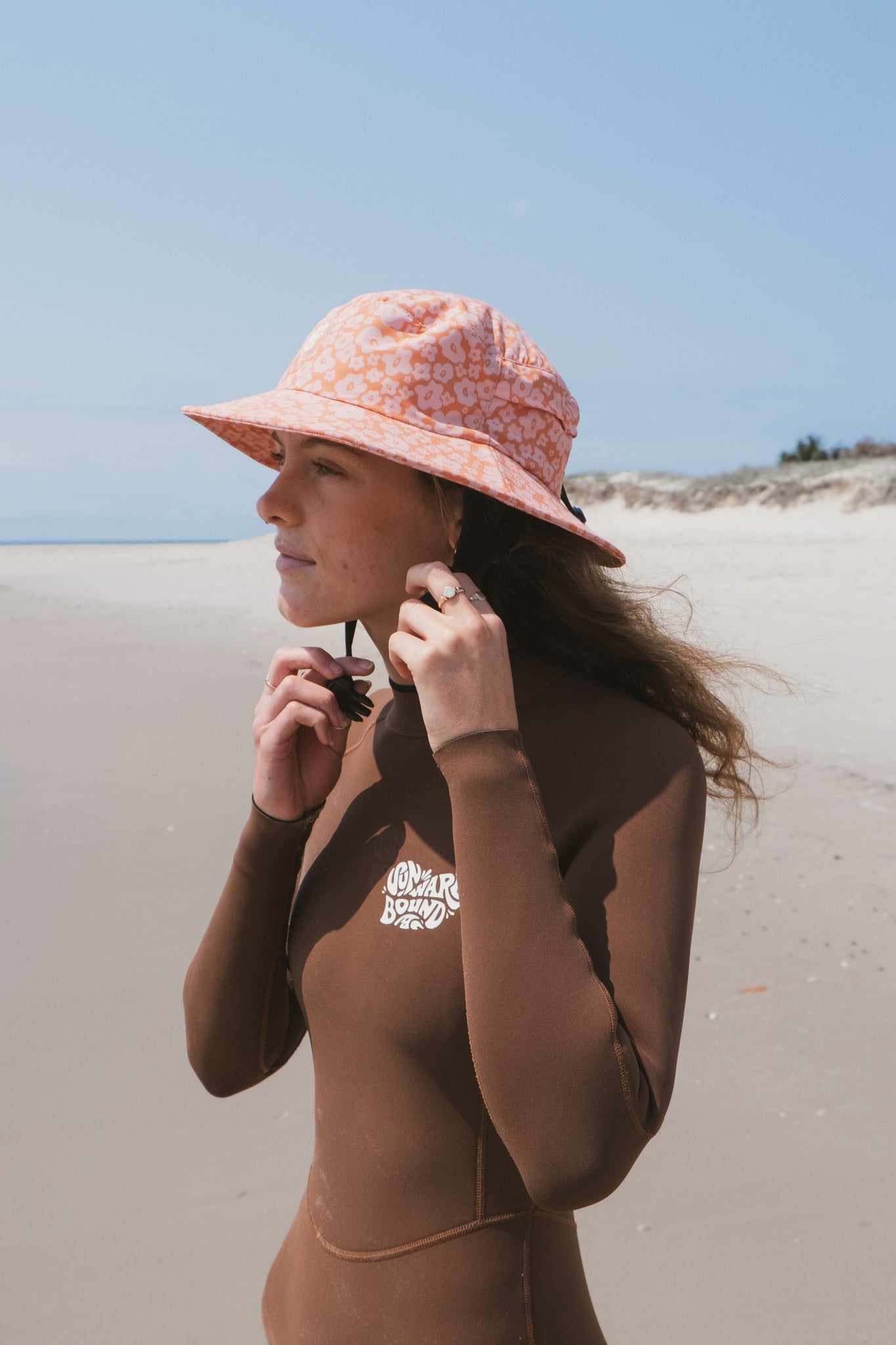 Sunward Bound - Peach Cheeks surf hat SPF50+ 衝浪帽