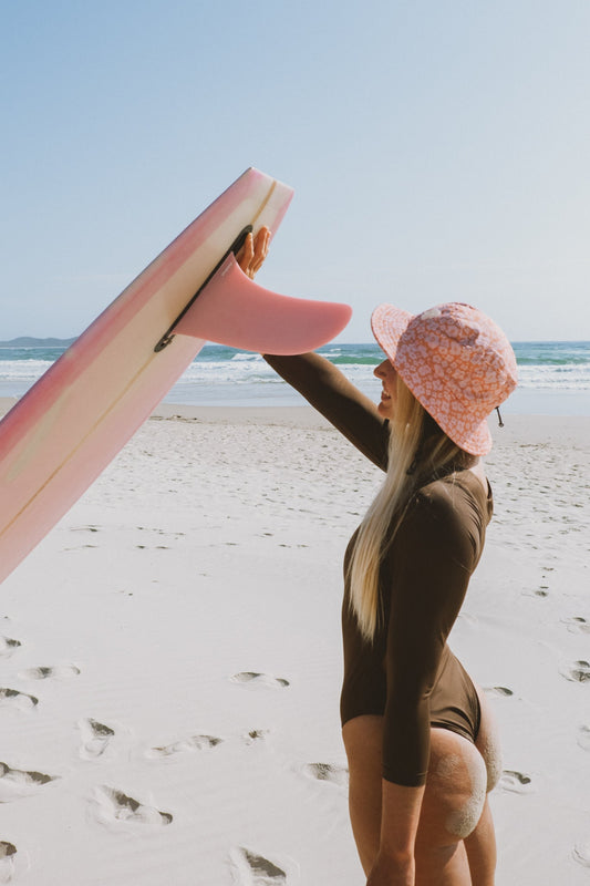 Sunward Bound - Peach Cheeks surf hat SPF50+ 衝浪帽
